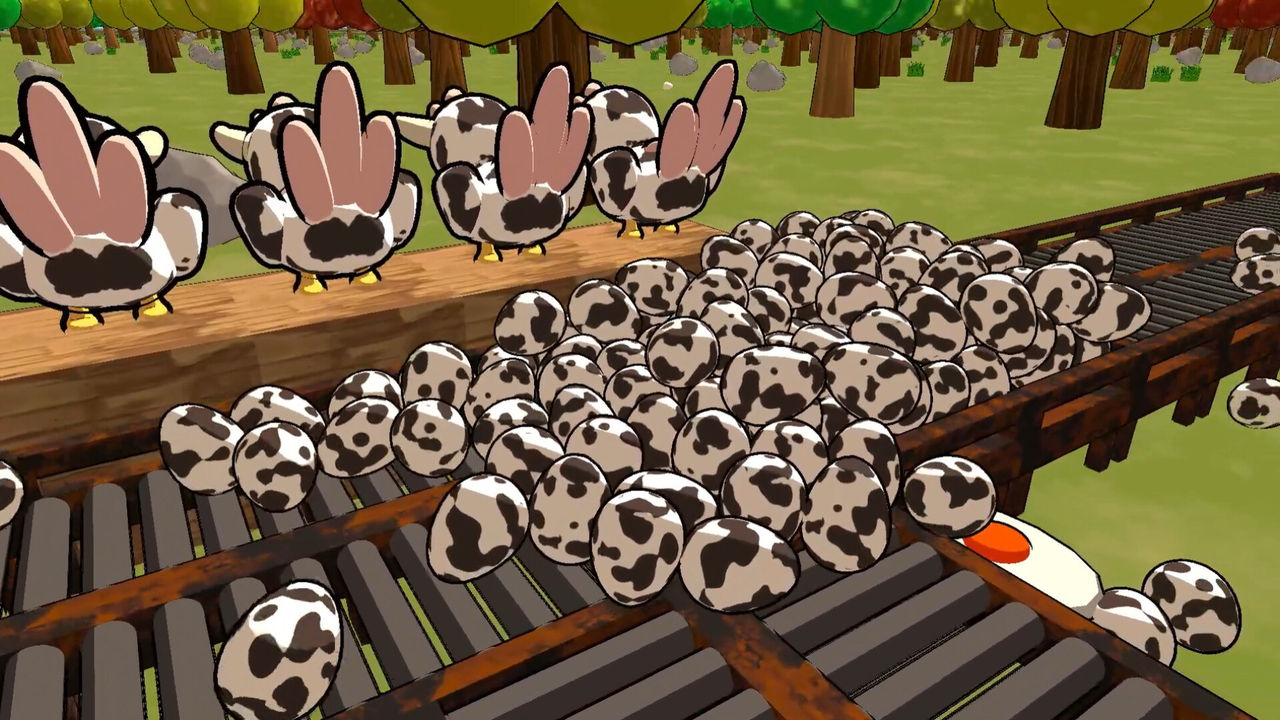 Building a farm in Billion Egg Farm